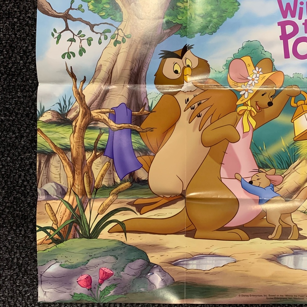 Vintage Disney’s Winnie the Pooh Characters Poster - Picture 2 of 6